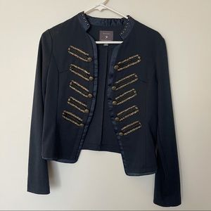 Vintage F21 Navy Blue Military Blazer